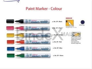 Snowman Paint Marker Spidol Cat Permanen All Surface 12 Warna Original