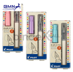 Pilot Kakuno Fountain Pen Pena Tinta Made in Japan Pemula Pastel Original