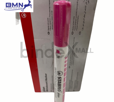 Stabilo Spidol Whiteboard Marker Bisa Dihapus Warna Pink Merah Original